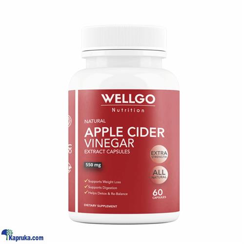 Wellgo Nutrition Apple Cider Vinegar Extract Capsules 60pcs