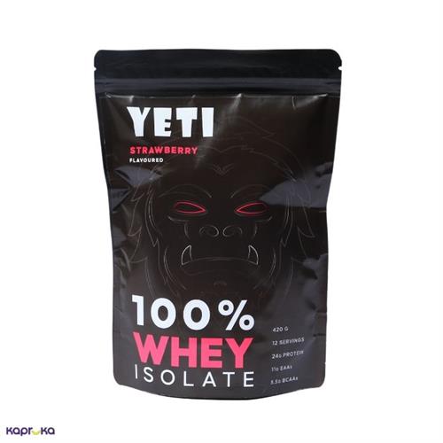 Yeti Whey Protein 100% Isolate Strawberry -420g