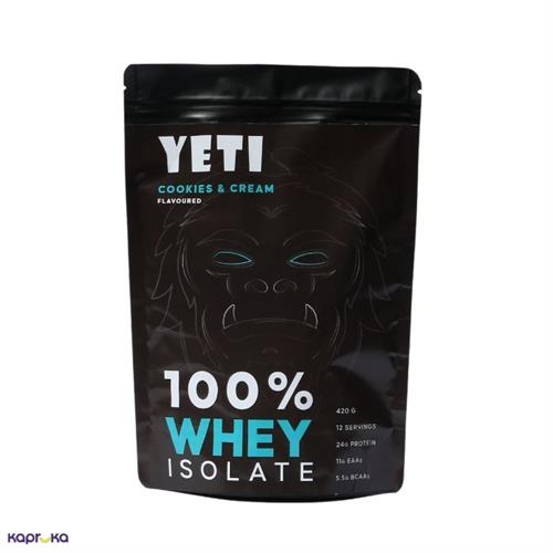 Yeti Whey Protein 100% Isolate Swiss Cookies Cream - 420g