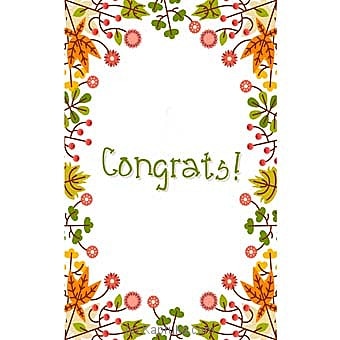 Congratulations Greeting Card