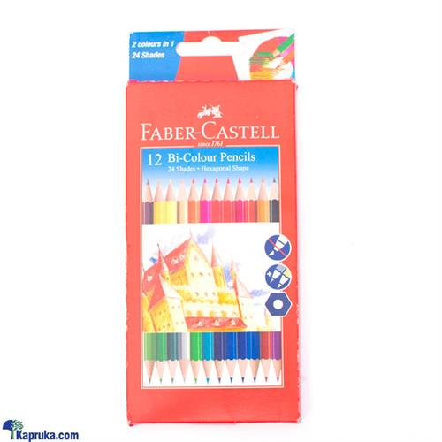 Faber- Castell Bi- Colour Pencils Box Of 12 - FC118112