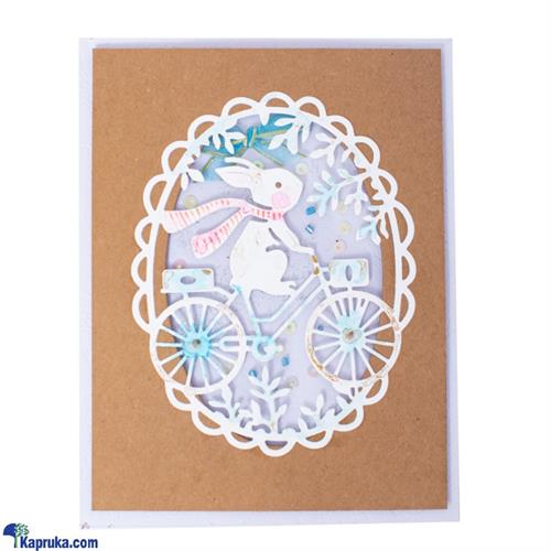 Handmade Bicycle Riding Birthday Card