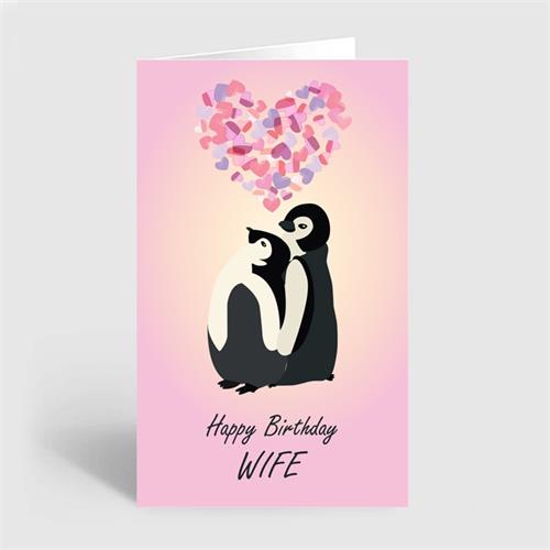 Happy Birthday Wife Greeting Card