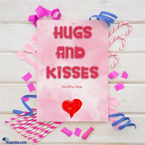 Hugs And Kisses Romantic Greeting Card