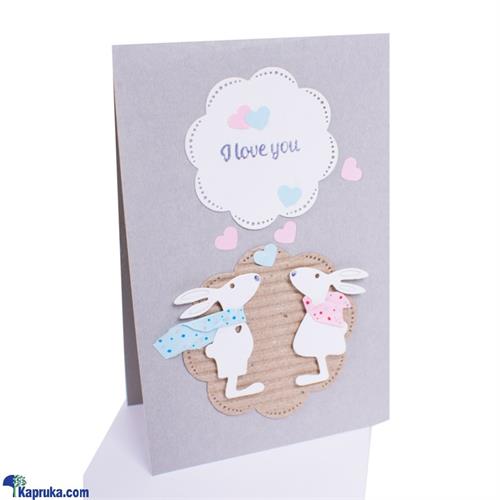 I Love You Handmade Greeting Card