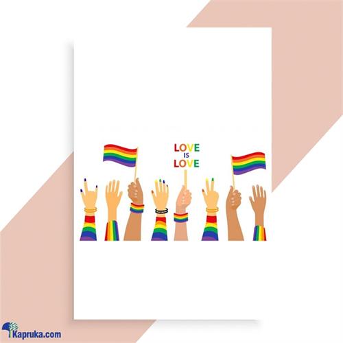 love Flag Greeting Card