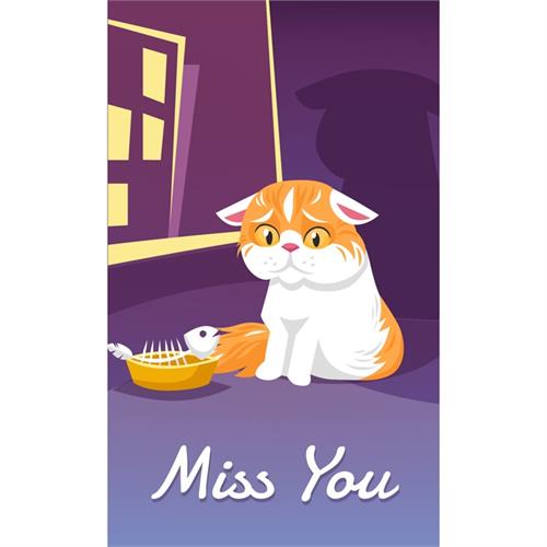 Miss You Greeting Card