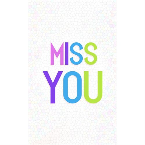 Miss You Greeting Card