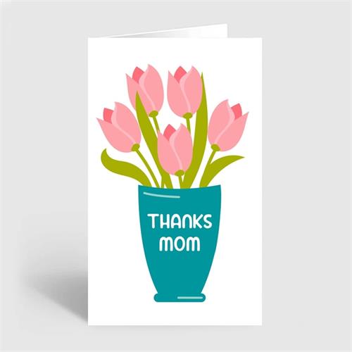 Thanks Mom Greeting Card