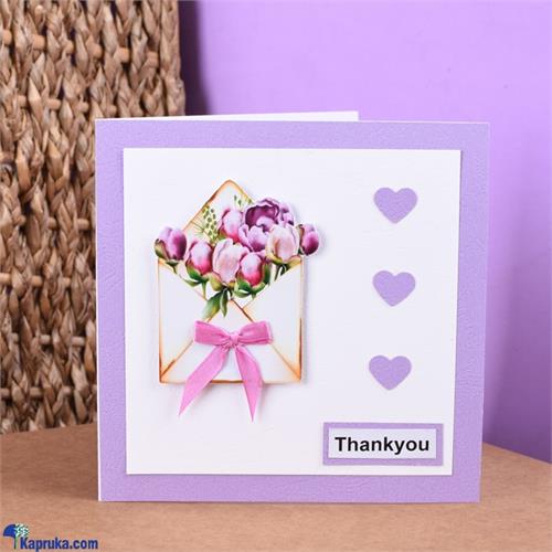 Thank You! Flower Envelop Greeting Card