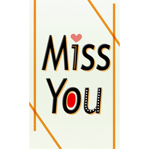 Miss You Greeting Card