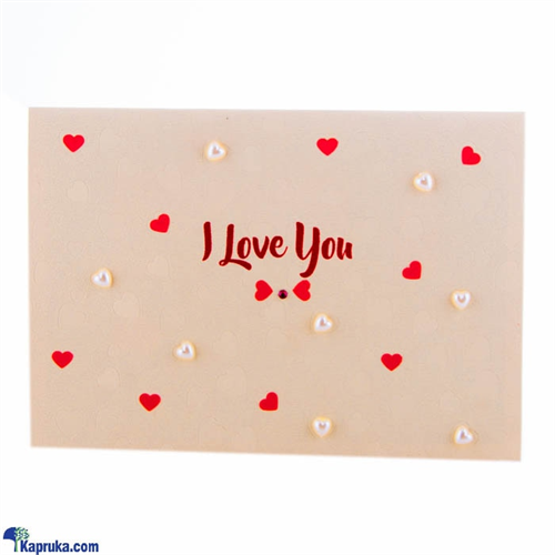 I Love You Pop Up Greeting Card