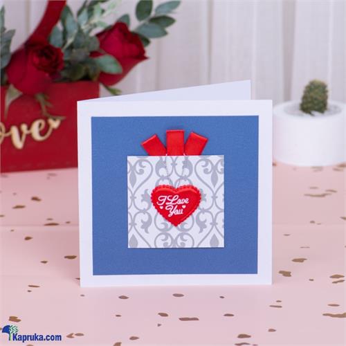 Love You Hand Made Greeting Card For Anniversary, Valantines, Birthday