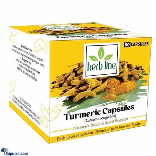 Herb Line Turmeric Capsules (curcuma Longa Linn - 60 Capsules)