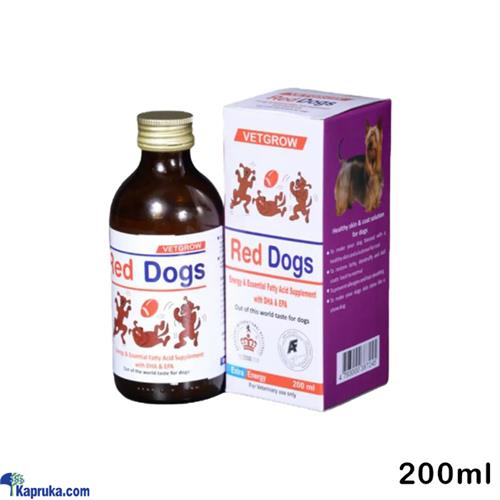 Vetgrow Red Dogs 200ml Nutritional Supplement For Dogs Energy And Essential Fatty Acid Supplement Wi