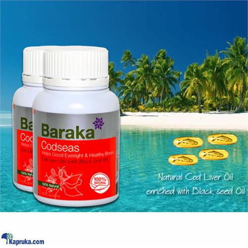 Baraka Codseas - 60 Capsules - Healthy Bones - Good Eyesight - Natural