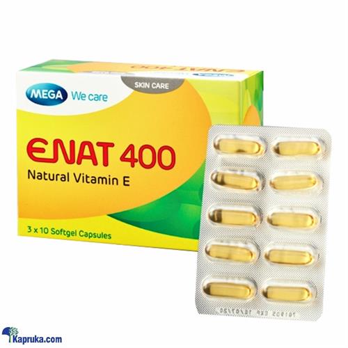 E NAT 400 30S Softgel Capsules Natural Vitamin E