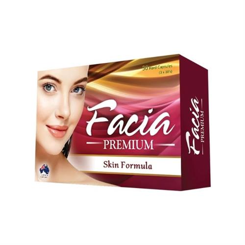 Facia Premium Capsules (skin Formula) - 30 Capsules - Beauty Supplements - Healthy Skin Care Routine - For Her