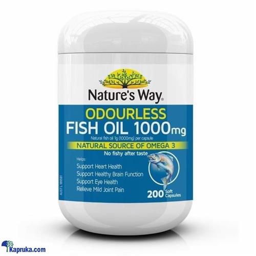 Natures Way Odourless Fish Oil 1000mg 200 Capsules