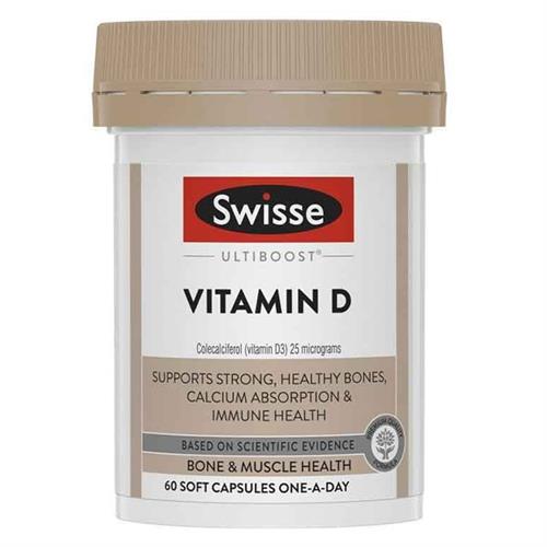 Swisse Ultiboost Vitamin D 60 Caps