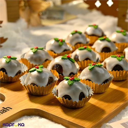 Assorted Christmas Cake Balls 12 Pieces