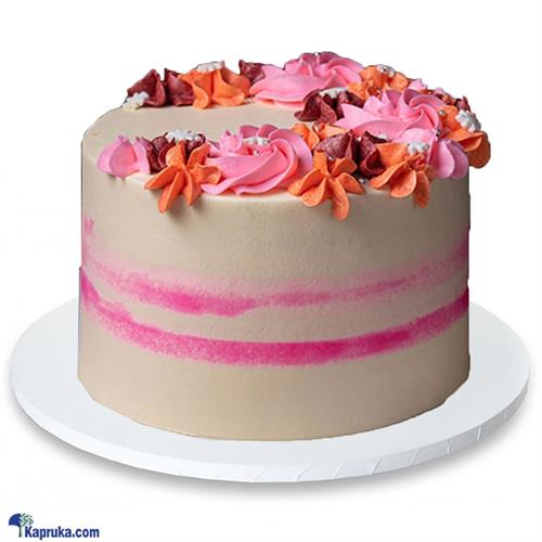 Butter Cream Flower Cake - Topaz