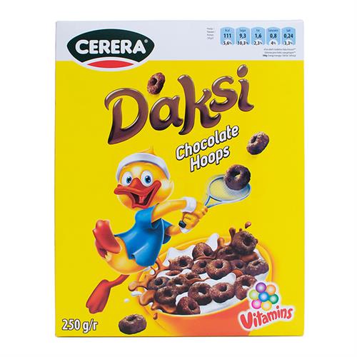 CERERA Daksi Chocolate Hoops 250g Pack