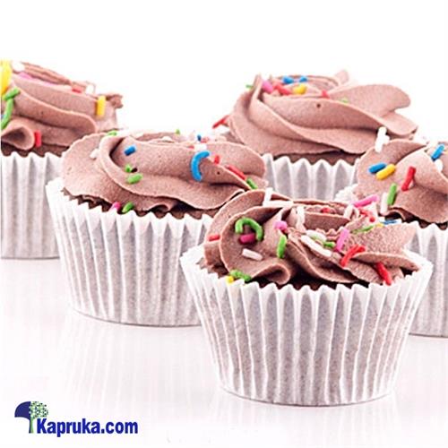 Chocolate Swril Cupcakes With Sprinkles - 12 Piece Pack