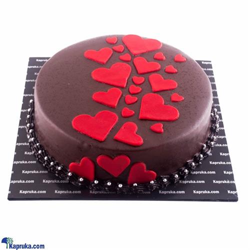 Dark Chocolate Heart Cake