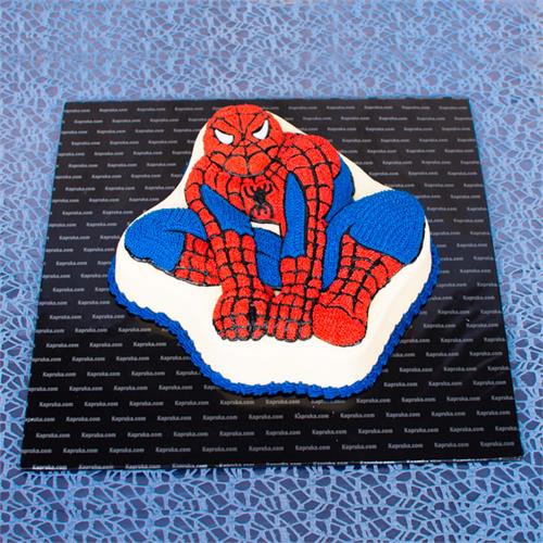 Friendly Neighborhood Spider Man Cake