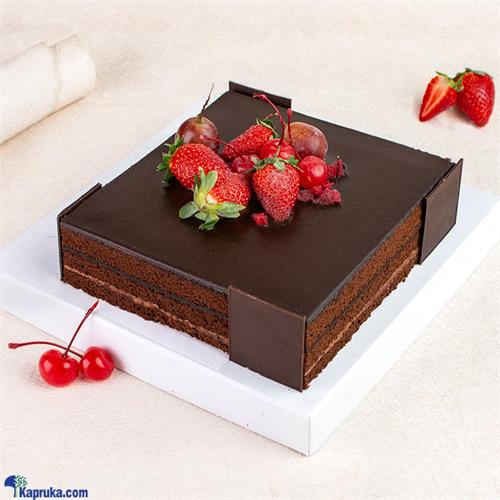 Fudge Fusion Strawberry Chocolate Cake