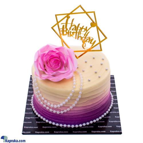 Happy Birthday Beauty Ribbon Cake