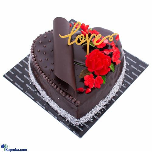 Heart Chocolate Gateau