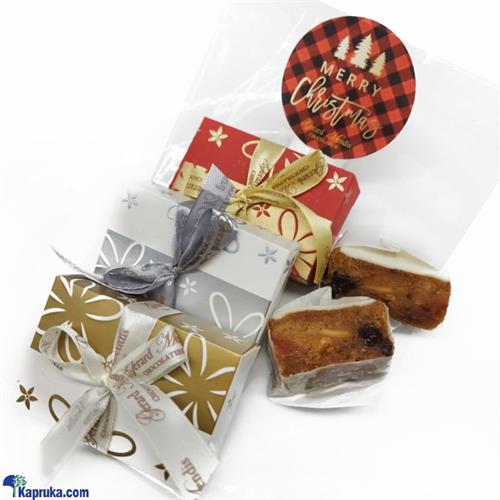 INDIVIDUALLY WRAPPED CHRISTMAS FRUIT CAKE, 3- PACK (GMC)