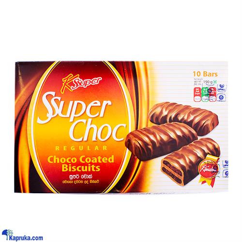 K - Super Choc Regular Choco Coated Biscuits 190g - 10 Bars