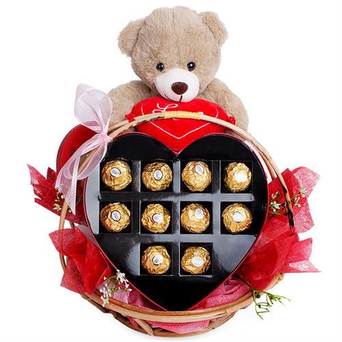 Little Teddys Chocolate Heart