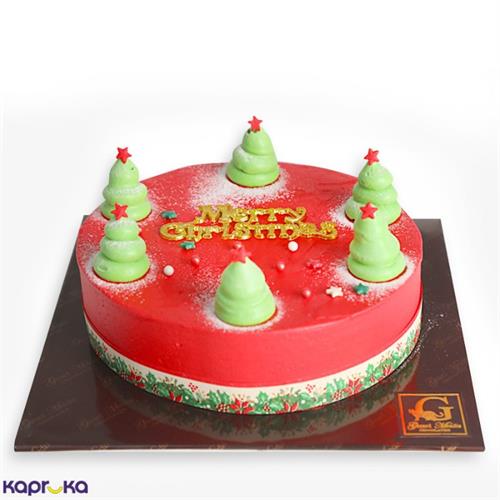 MERRY CHRISTMAS TREE CAKE(GMC)
