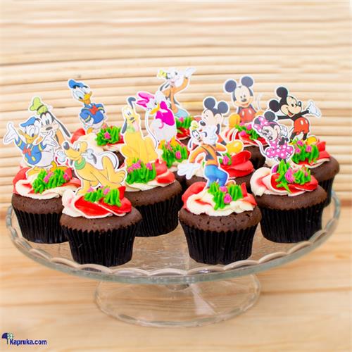 Party Mickey Cupcakes - 12 Pieces