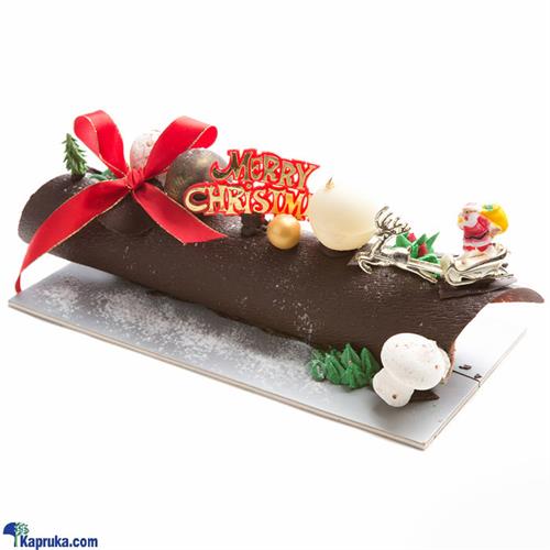 Sponge Chocolate Yule Log