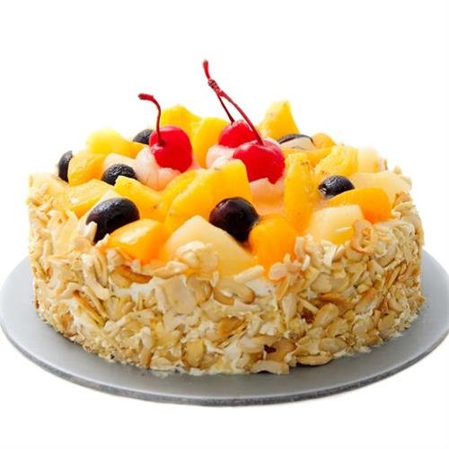 Sponge Mixed Fruit Gateaux Cake (2.2lb)