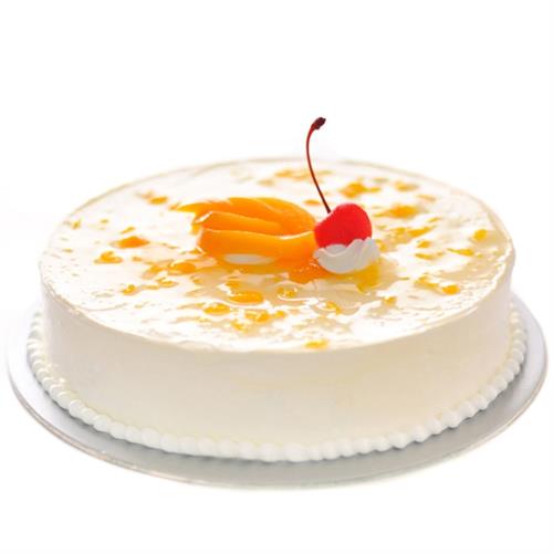 Sponge Peach Gateaux Cake (2.2lb)