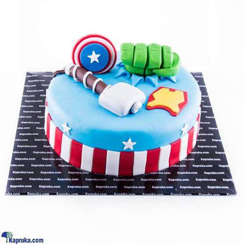 Superhero In Party Cake