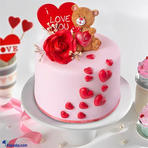 Sweethearts Delightful Surprise Ribbon Cake