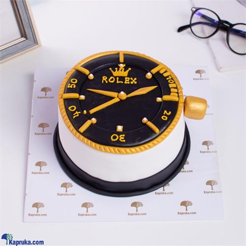 The Rolex- Inspired Ribbon Cake