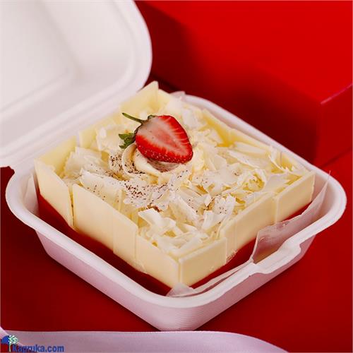 White Choco Berry Treat Bento Cake