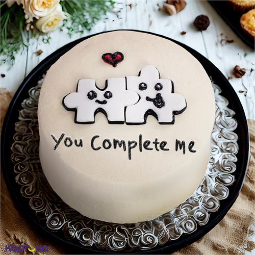 You Complete Me Bento Cake