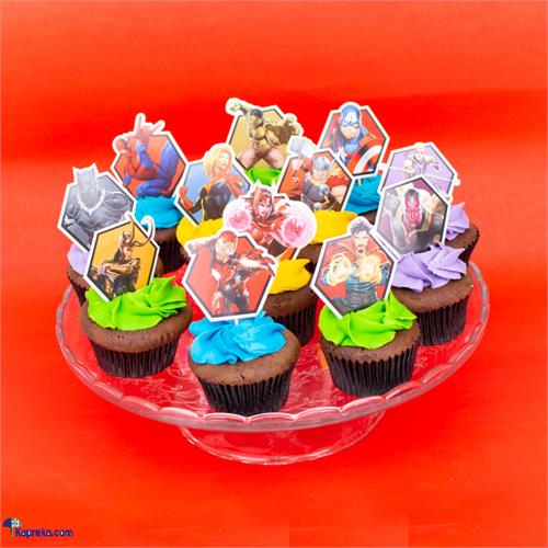 Avengers Assemble Cupcakes - 12 Pieces