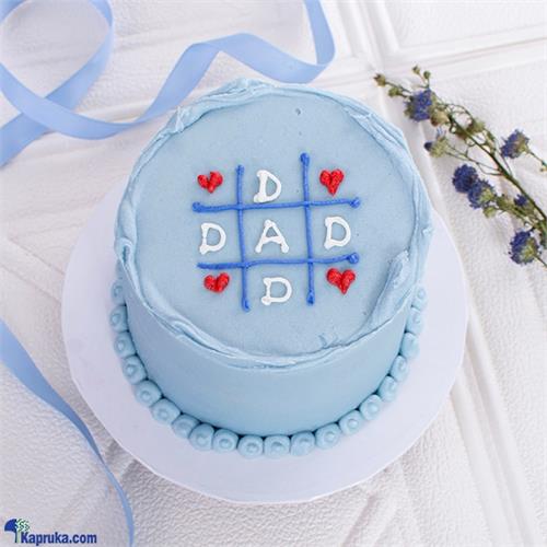 Dads Blue Delight Bento Cake- Mini Cake