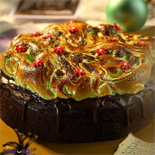 Dilmah Mint Marshmallow Chocolate Cake