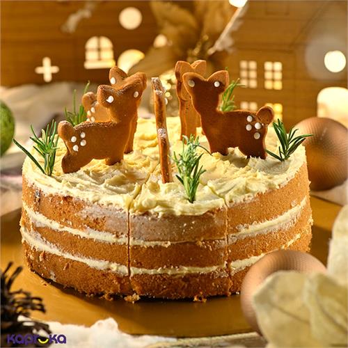 Dilmah Reindeer Vanilla Cake